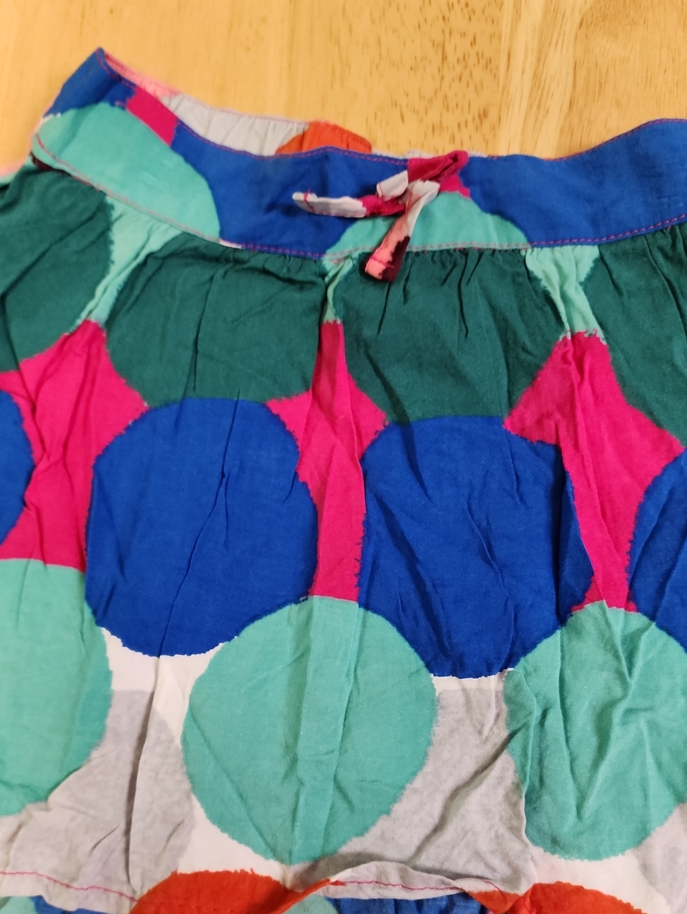 Crazy 8 Girls Colorful Abstract Polka Dot Skirt Size XS 4 - Picture 4 of 7
